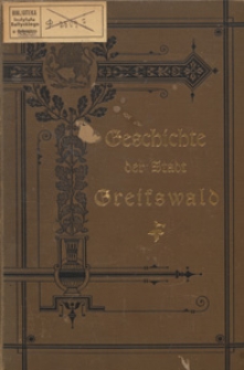 Geschichte der Stadt Greifswald