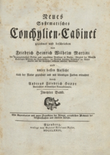 Martini Neues Systematisches Conchylien-Cabinet