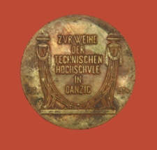 Medal z okazji inauguracji Technische Hochschule in Danzig