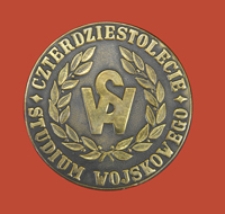 Medal wybity z okazji 40-lecia Studium Wojskowego