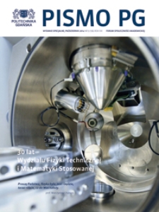 Pismo PG : Forum Społeczności Akademickiej, 2014. R. 21, Nr 9 (Październik), wydanie specjalne