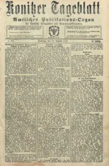 Konitzer Tageblatt.Amtliches Publikations=Organ, nr187