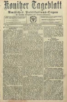 Konitzer Tageblatt.Amtliches Publikations=Organ, nr188