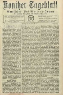 Konitzer Tageblatt.Amtliches Publikations=Organ, nr190