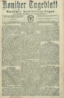 Konitzer Tageblatt.Amtliches Publikations=Organ, nr193