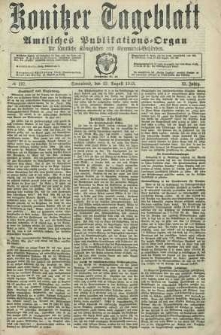 Konitzer Tageblatt.Amtliches Publikations=Organ, nr197