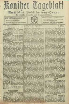 Konitzer Tageblatt.Amtliches Publikations=Organ, nr202
