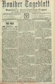 Konitzer Tageblatt.Amtliches Publikations=Organ, nr207