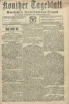 Konitzer Tageblatt.Amtliches Publikations=Organ, nr227