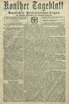 Konitzer Tageblatt.Amtliches Publikations=Organ, nr244