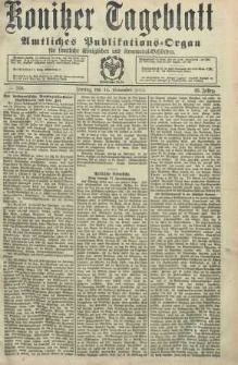 Konitzer Tageblatt.Amtliches Publikations=Organ, nr268