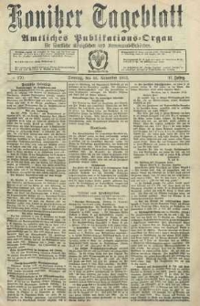 Konitzer Tageblatt.Amtliches Publikations=Organ, nr270