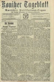 Konitzer Tageblatt.Amtliches Publikations=Organ, nr280