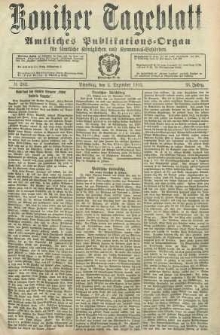 Konitzer Tageblatt.Amtliches Publikations=Organ, nr282