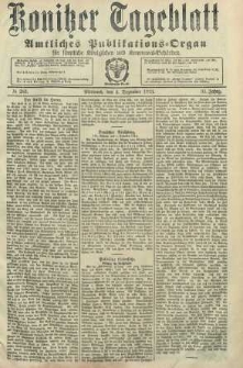 Konitzer Tageblatt.Amtliches Publikations=Organ, nr283