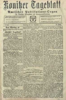Konitzer Tageblatt.Amtliches Publikations=Organ, nr293