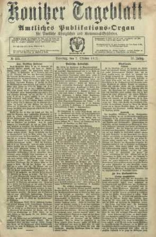 Konitzer Tageblatt.Amtliches Publikations=Organ, nr235