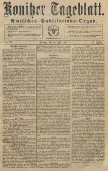 Konitzer Tageblatt.Amtliches Publikations=Organ, nr170