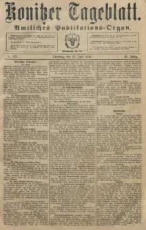 Konitzer Tageblatt.Amtliches Publikations=Organ, nr173