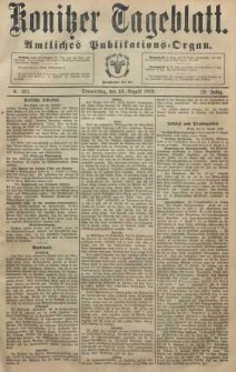 Konitzer Tageblatt.Amtliches Publikations=Organ, nr193