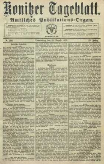 Konitzer Tageblatt.Amtliches Publikations=Organ, nr199