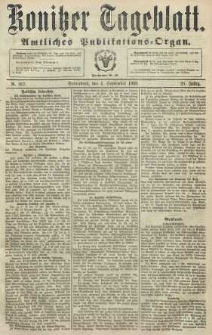 Konitzer Tageblatt.Amtliches Publikations=Organ, nr207
