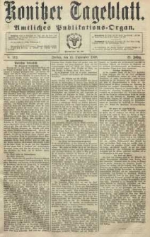 Konitzer Tageblatt.Amtliches Publikations=Organ, nr212
