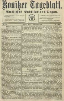 Konitzer Tageblatt.Amtliches Publikations=Organ, nr221