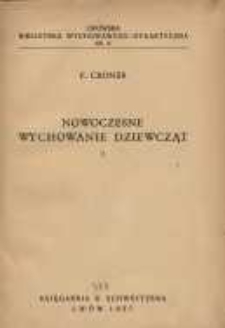Nowoczesne wychowanie dziewcząt. 1