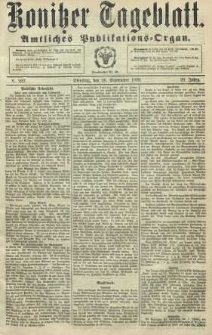 Konitzer Tageblatt.Amtliches Publikations=Organ, nr227