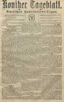 Konitzer Tageblatt.Amtliches Publikations=Organ, nr234