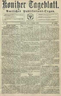 Konitzer Tageblatt.Amtliches Publikations=Organ, nr237