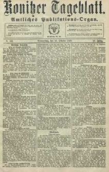 Konitzer Tageblatt.Amtliches Publikations=Organ, nr241