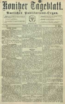 Konitzer Tageblatt.Amtliches Publikations=Organ, nr252