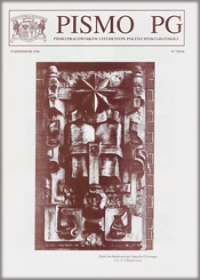 Pismo PG : pismo pracowników i studentów Politechniki Gdańskiej, 1994, nr 7 (Październik)