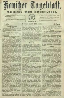 Konitzer Tageblatt.Amtliches Publikations=Organ, nr255