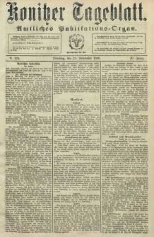 Konitzer Tageblatt.Amtliches Publikations=Organ, nr274