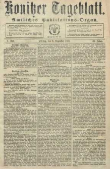 Konitzer Tageblatt.Amtliches Publikations=Organ, nr283