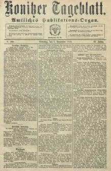 Konitzer Tageblatt.Amtliches Publikations=Organ, nr286