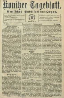 Konitzer Tageblatt.Amtliches Publikations=Organ, nr288