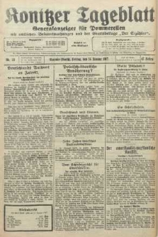 Konitzer Tageblatt.Amtliches Publikations=Organ, nr10