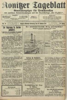 Konitzer Tageblatt.Amtliches Publikations=Organ, nr12