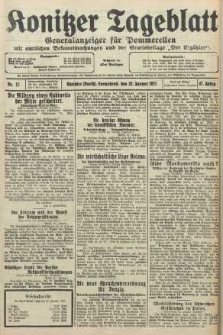 Konitzer Tageblatt.Amtliches Publikations=Organ, nr27