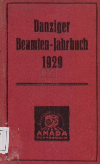 Danziger Beamten - Jahrbuch 1929