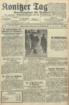 Konitzer Tageblatt.Amtliches Publikations=Organ, nr32