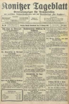 Konitzer Tageblatt.Amtliches Publikations=Organ, nr34