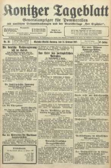Konitzer Tageblatt.Amtliches Publikations=Organ, nr35