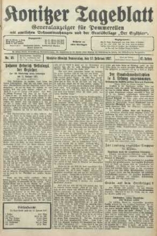 Konitzer Tageblatt.Amtliches Publikations=Organ, nr38