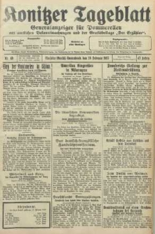 Konitzer Tageblatt.Amtliches Publikations=Organ, nr40