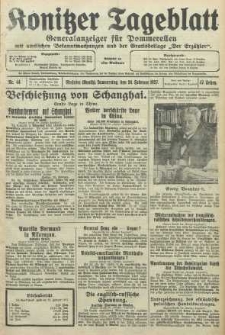 Konitzer Tageblatt.Amtliches Publikations=Organ, nr44